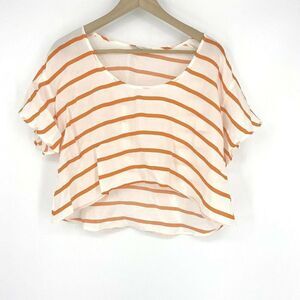 Rebecca Minkoff Top Stripe Audrina Crop
